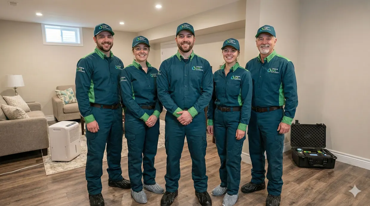 L'équipe d'Ottawa Mold Solutions